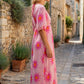 Robe longue STELLA [ Rose ] Eylim Boutique