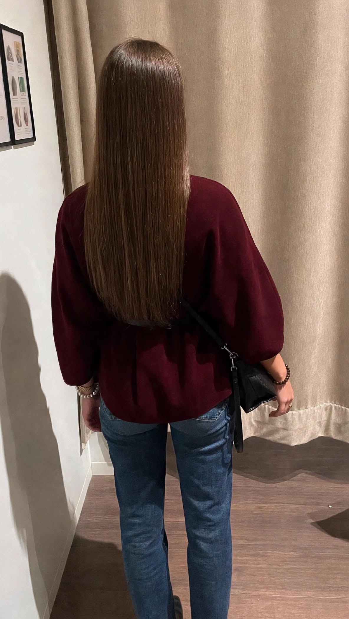 Poncho AMBRE [ Bordeaux ] Eylim Boutique