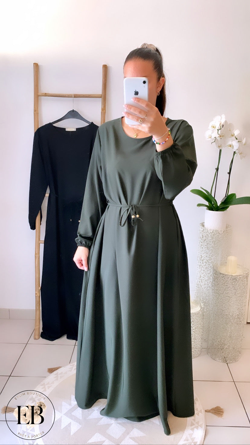 Abaya SAFA [ Kaki ]