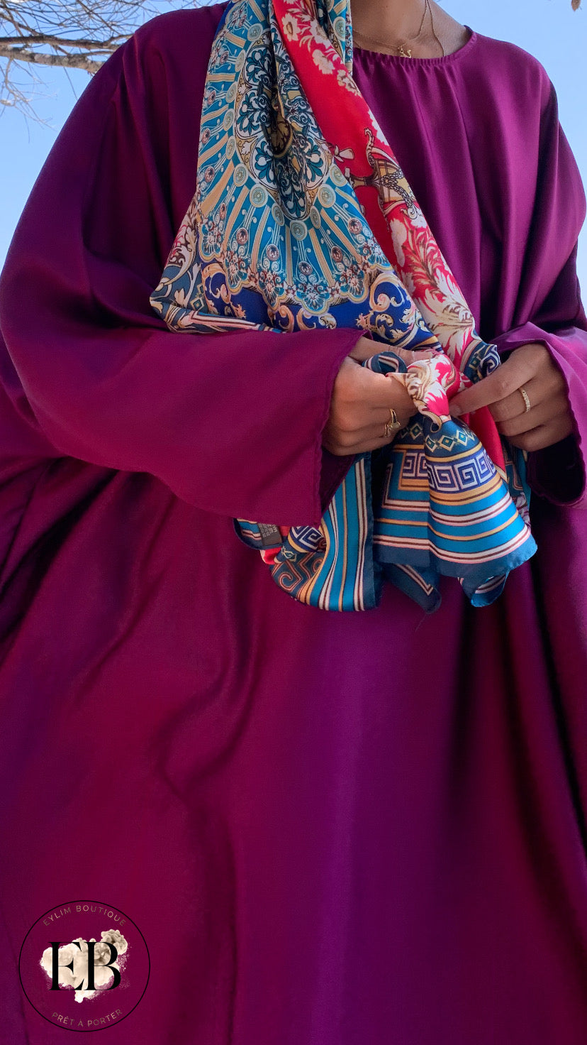 Abaya papillon SIRINE [ Fushia ]