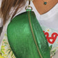 Sacoche bandoulière CUIR [ Vert ]