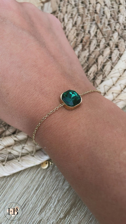 Bracelet NAÎLA [ Vert ] - Eylim Boutique