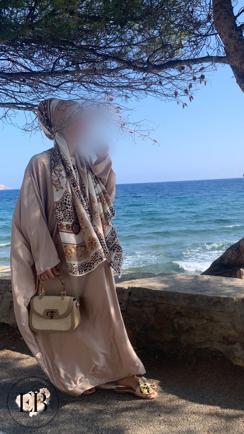 Abaya papillon SIRINE [ Beige ]