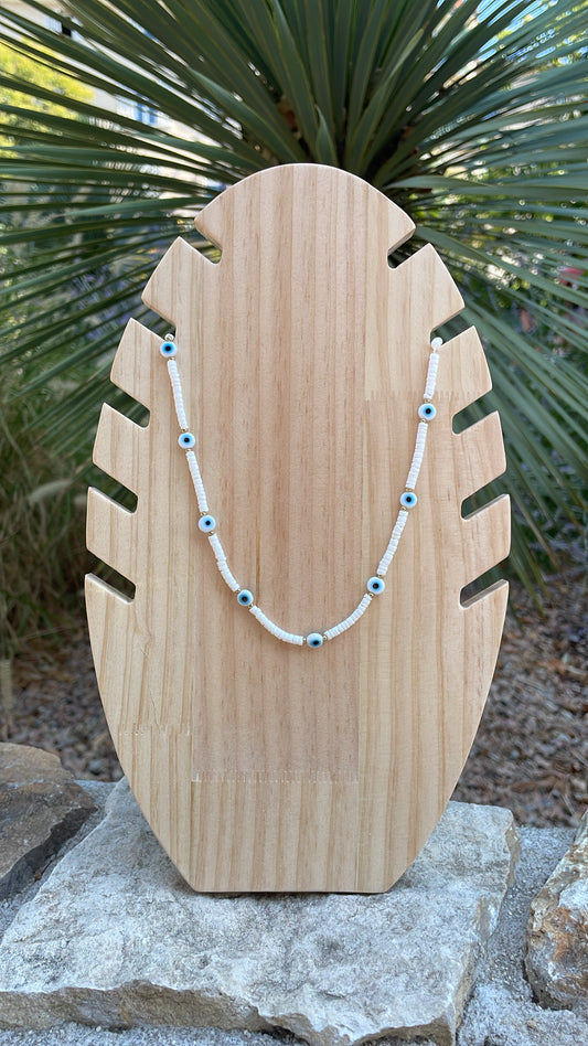 Collier ŒIL BLEU