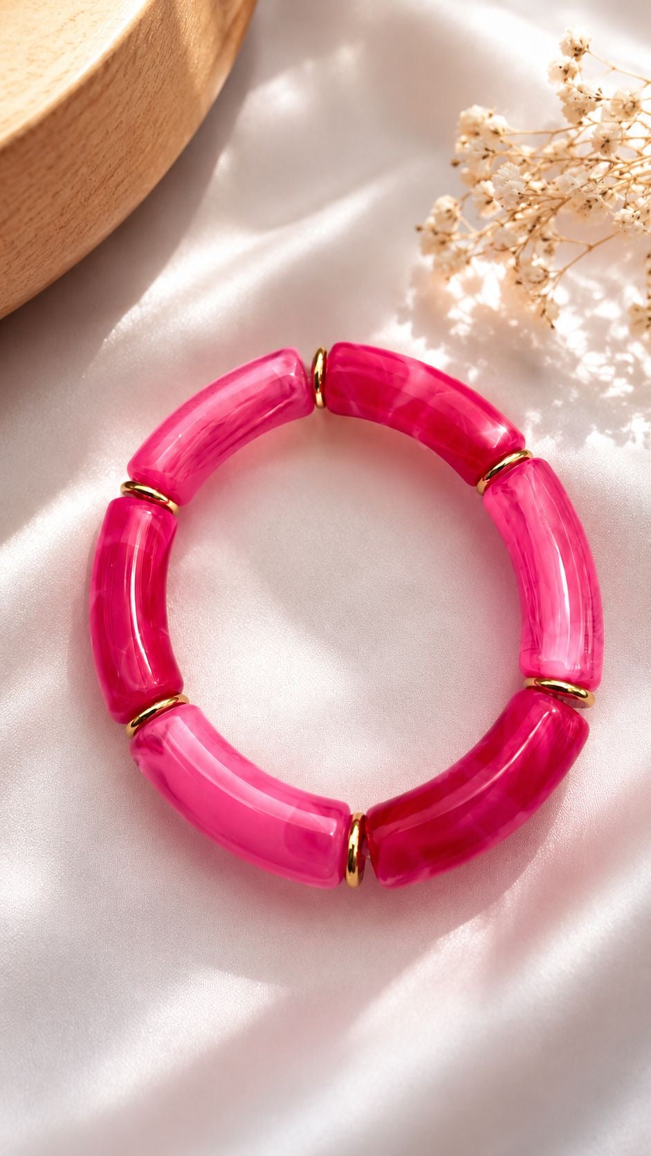 Bracelet ARIA [ Rose fushia ] Eylim Boutique