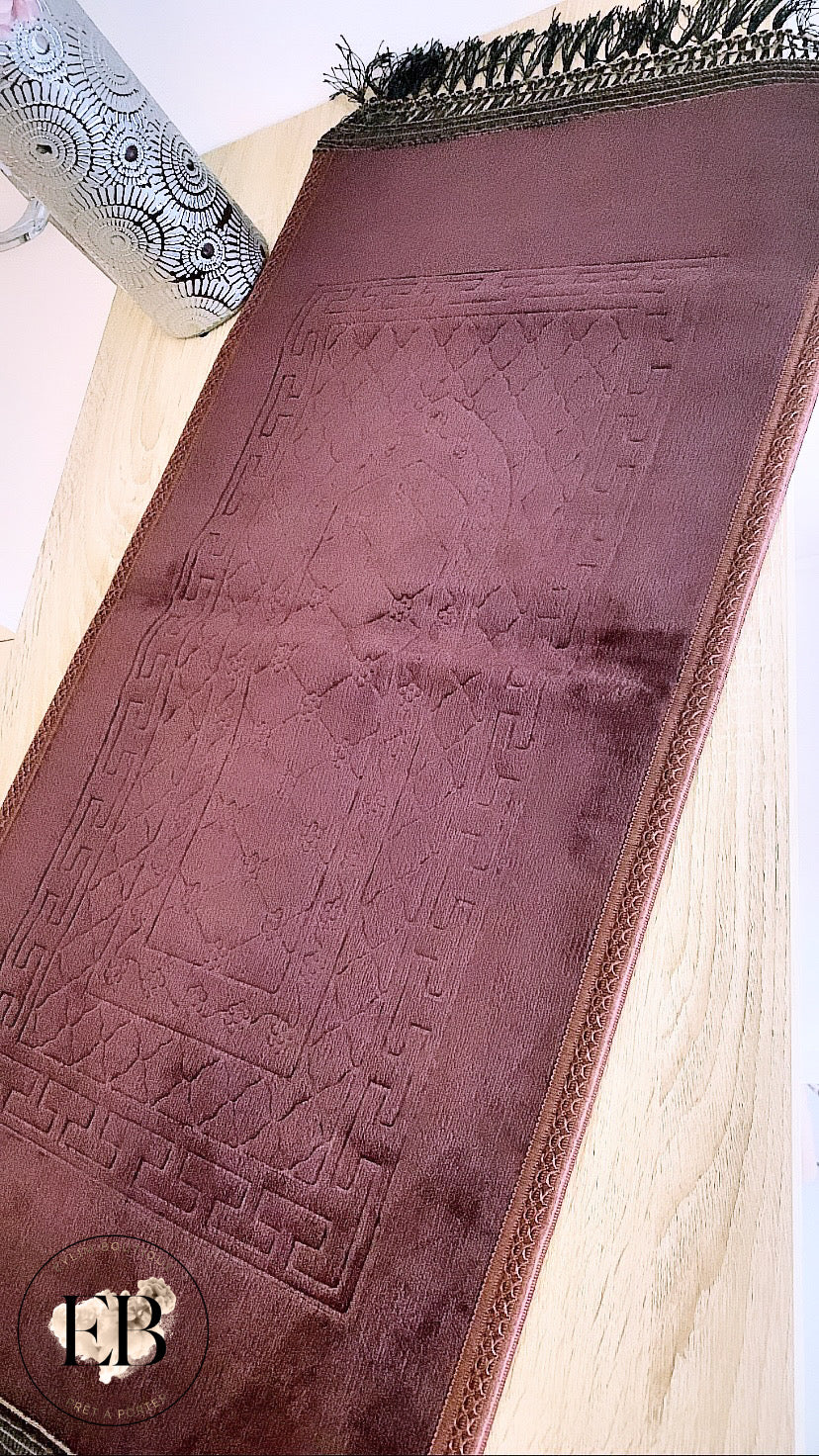 Tapis SALÂT enfant [ Marron foncé ]