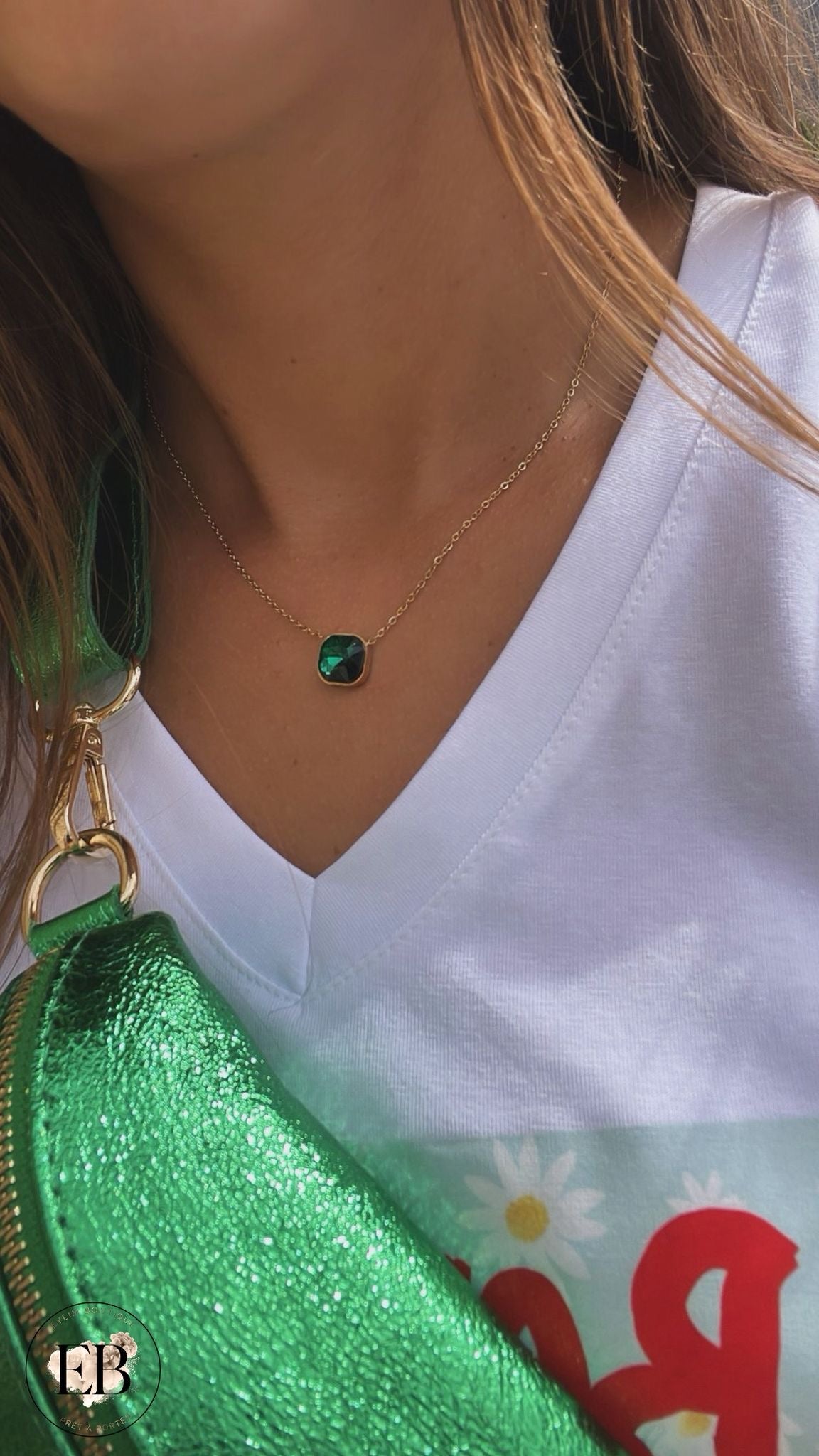 Collier NAÏLA [ Vert ]
