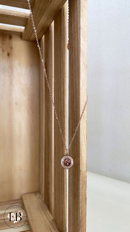 Collier CLAIRE [ Rose gold ] - Eylim Boutique