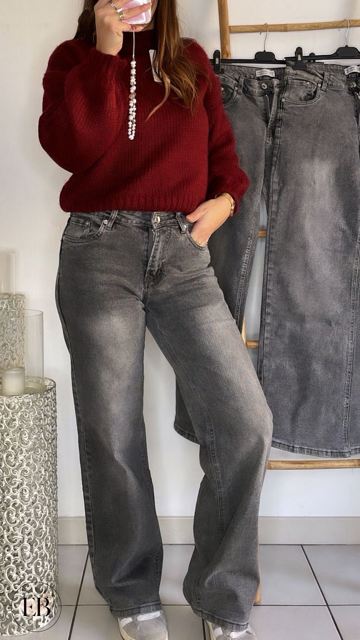 Jean LÉNA [ Gris ] Eylim Boutique