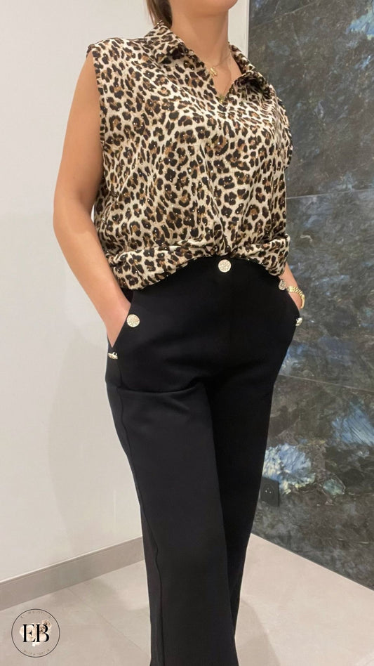 Pantalon [ Noir ] Eylim Boutique