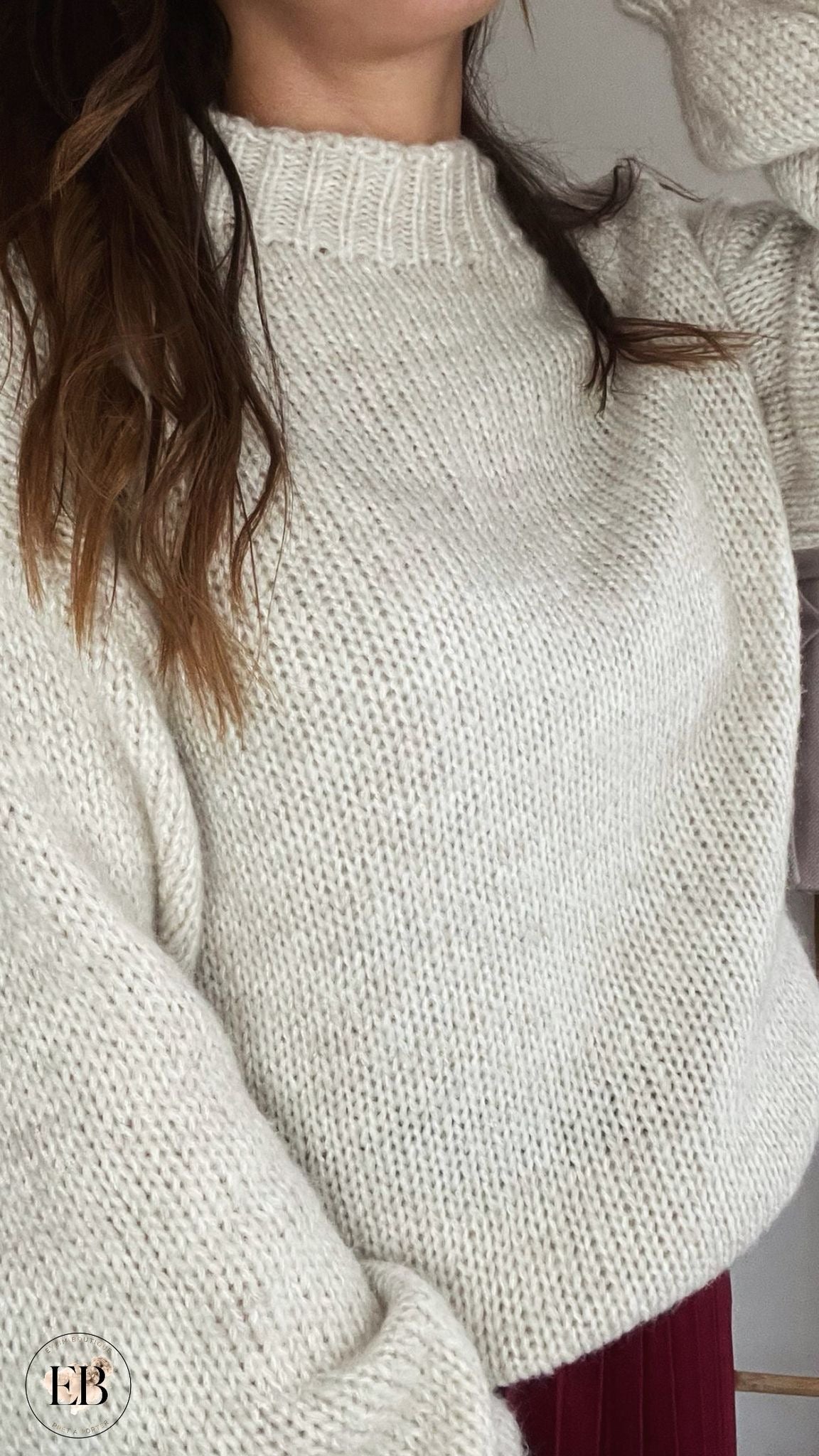 Pull KAREN [ Écru ] Eylim Boutique