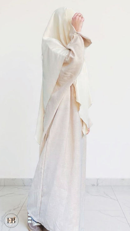 Abaya SHAÏMA [ Beige ] Eylim Boutique