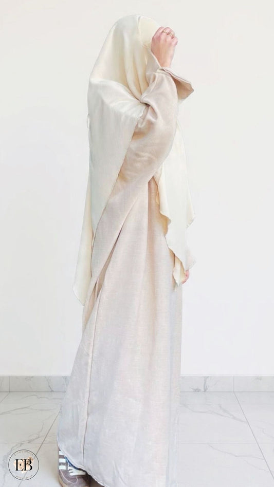 Abaya SHAÏMA [ Beige ] Eylim Boutique