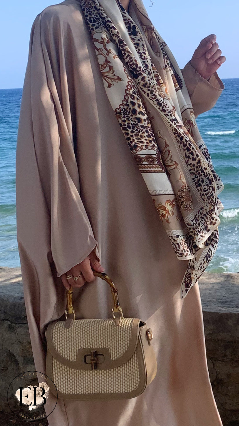 Abaya papillon SIRINE [ Beige ]