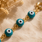 Bracelet acier inoxydable ŒIL [ Turquoise ] Eylim Boutique