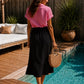 Jupe longue JULIE [ Noir ] Eylim Boutique