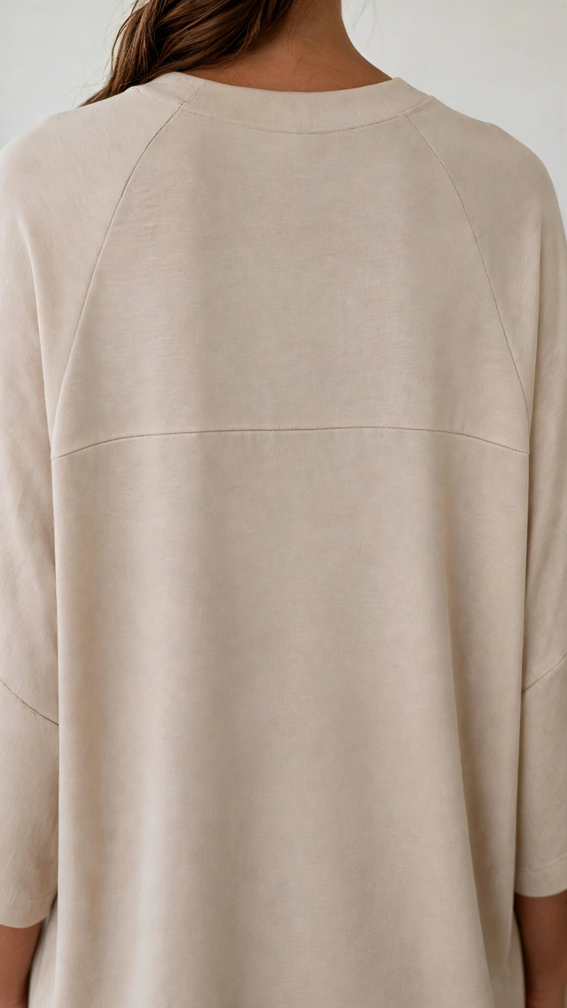 T-shirt large [ Beige ] Eylim Boutique