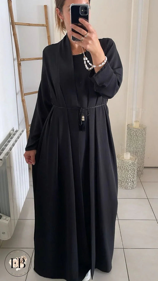 Abaya - Kimono NAYA [ Noir ]