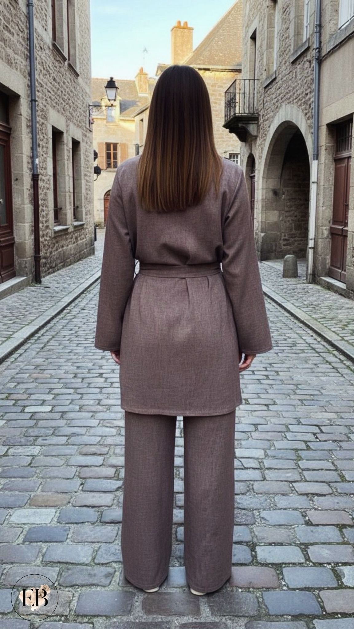 Ensemble IMANE [ Taupe ]