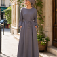 Abaya SAFA [ Gris ] Eylim Boutique