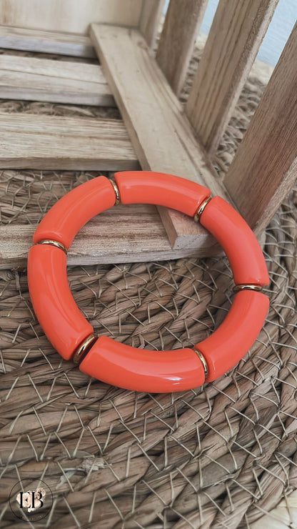Bracelet MELINA [ orange ] - Eylim Boutique