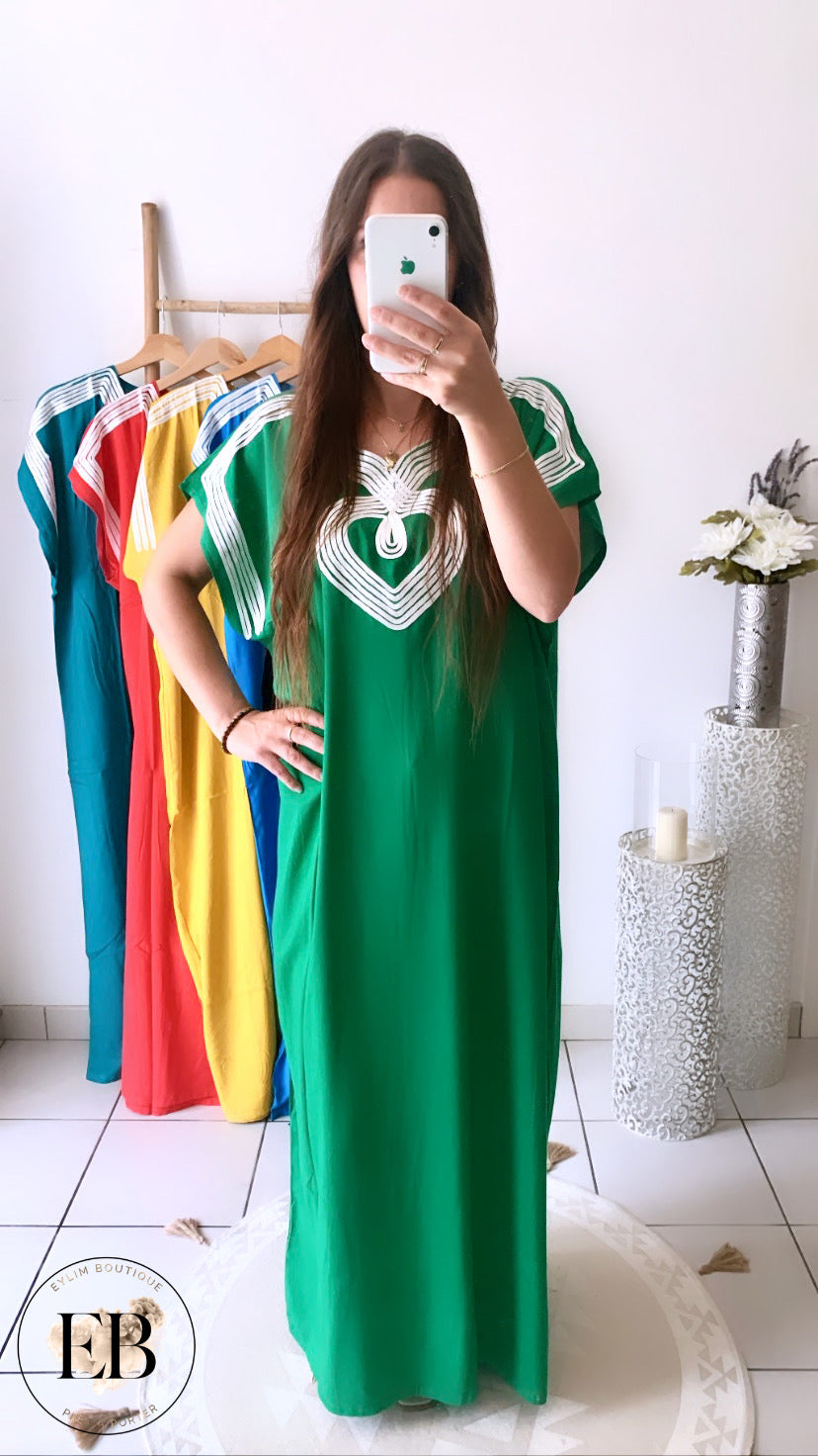 Robe INAYA « Adulte » [ Vert ]