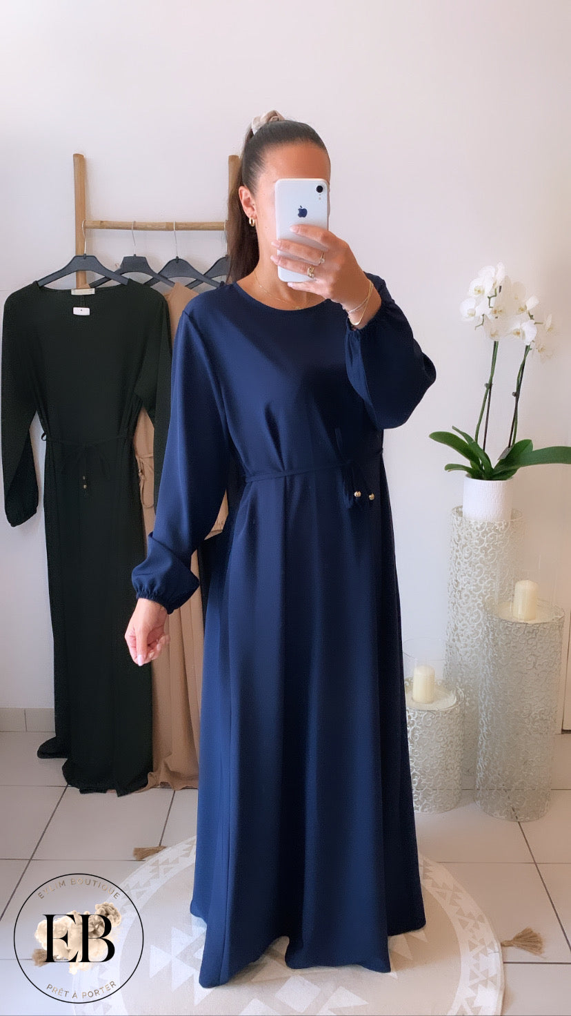 Abaya SAFA [ Bleu marine ]