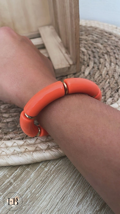 Bracelet MELINA [ orange ] - Eylim Boutique