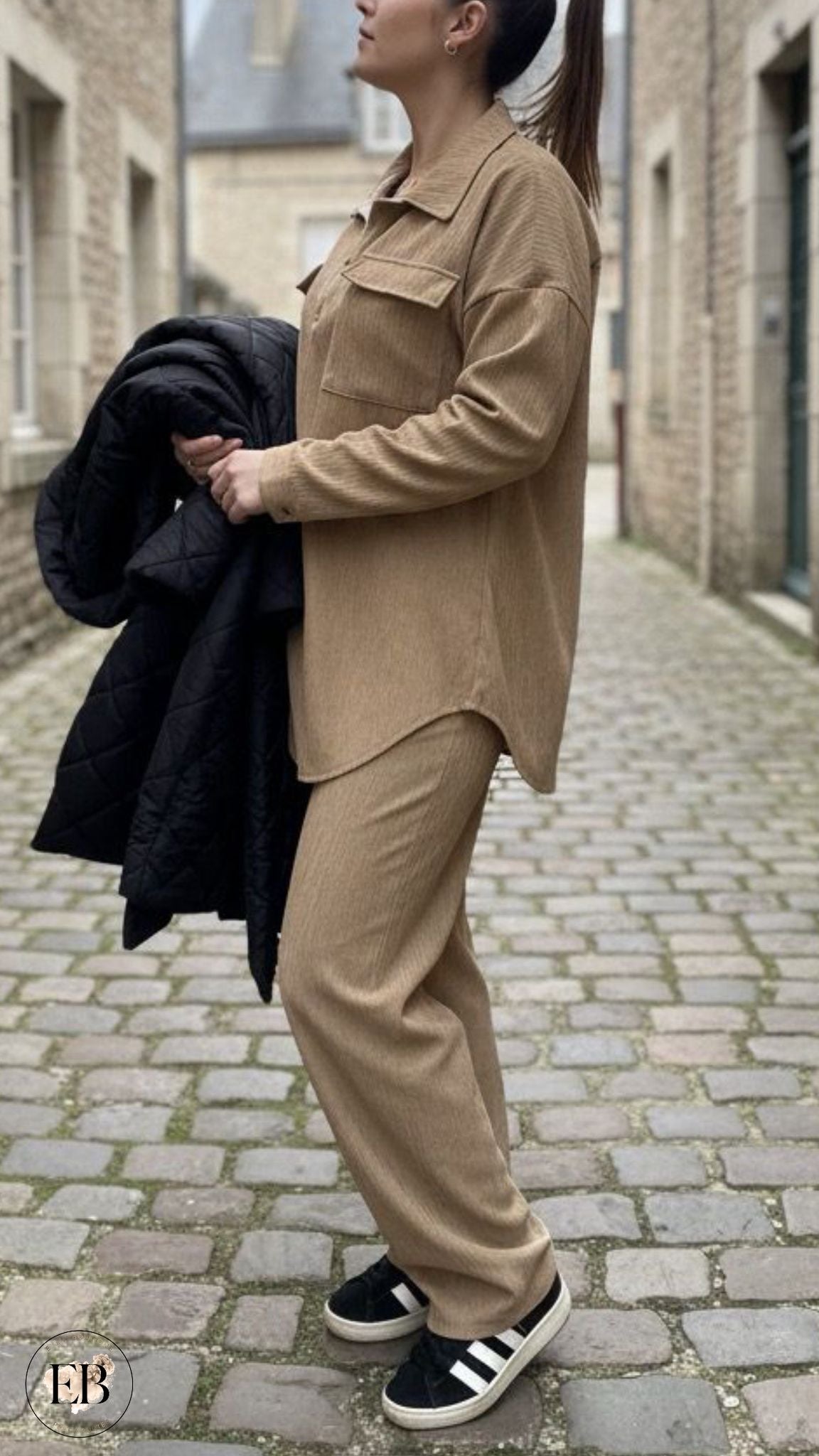 Ensemble SANNA [ Cappuccino ] Eylim Boutique