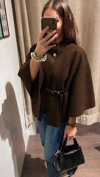 Poncho AMBRE 🤎 Eylim Boutique