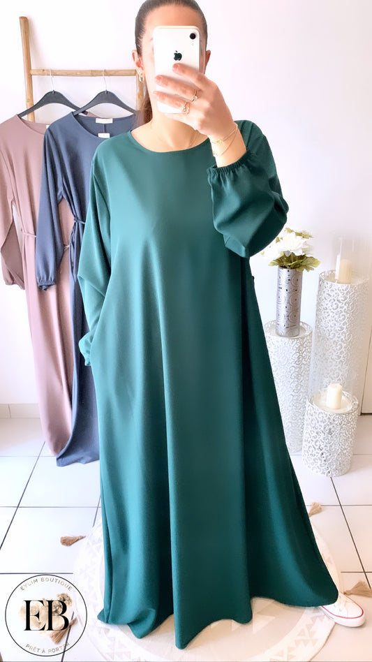 Abaya SAFA [ Vert ]