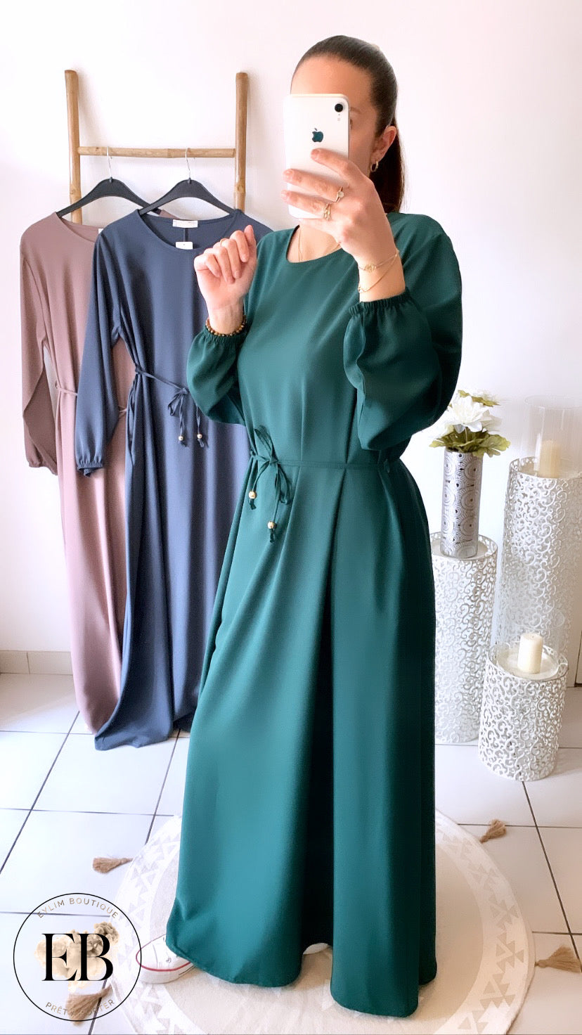 Abaya SAFA [ Vert ]